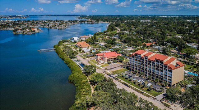 7037 Sunset Dr S Unit 602, South Pasadena, FL 33707 - aerial view with a water view