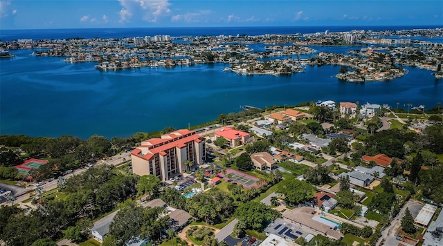 7037 Sunset Dr S Unit 602, South Pasadena, FL 33707 - aerial view with a water view
