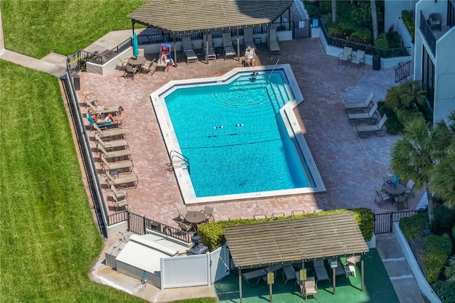 7100 Sunset Way Unit 405, St Pete Beach, FL 33706 - community pool with a patio area