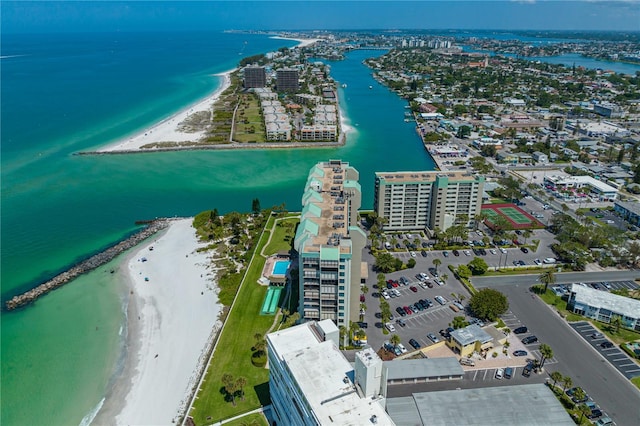7100 Sunset Way Unit 405, St Pete Beach, FL 33706 - aerial view of unending shoreline