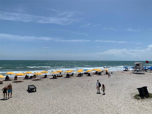 water view with a beach view