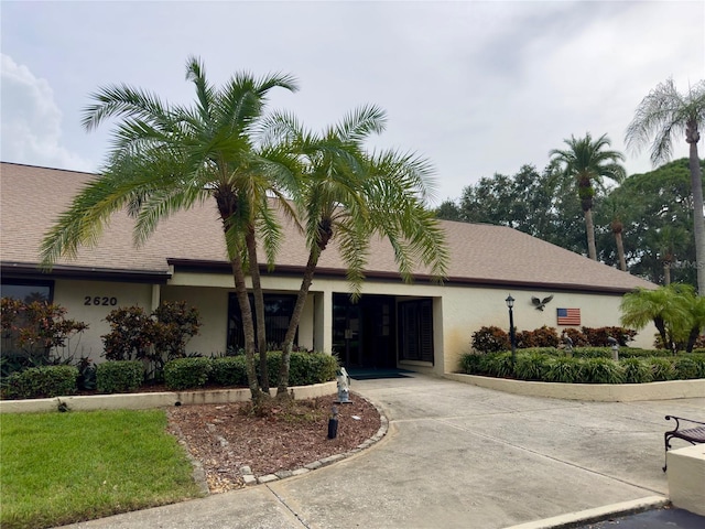 view of ranch-style home