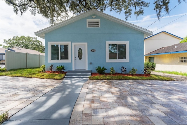 view of bungalow