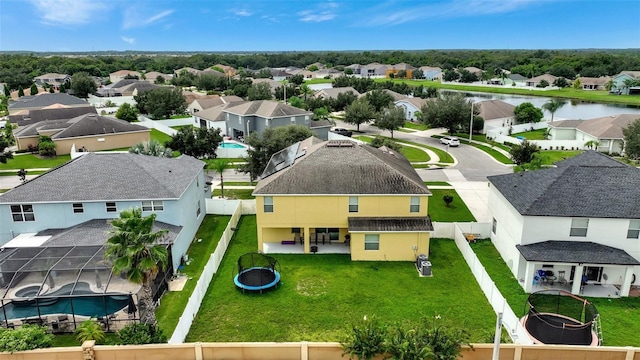 10820 Carloway Hills Dr, Wimauma, FL 33598 - birds eye view of property featuring a residential view