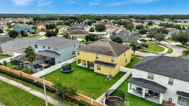 10820 Carloway Hills Dr, Wimauma, FL 33598 - bird's eye view featuring a residential view