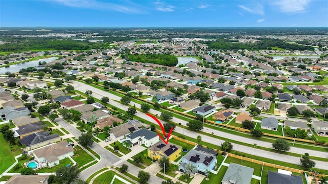 10820 Carloway Hills Dr, Wimauma, FL 33598 - birds eye view of property with a residential view
