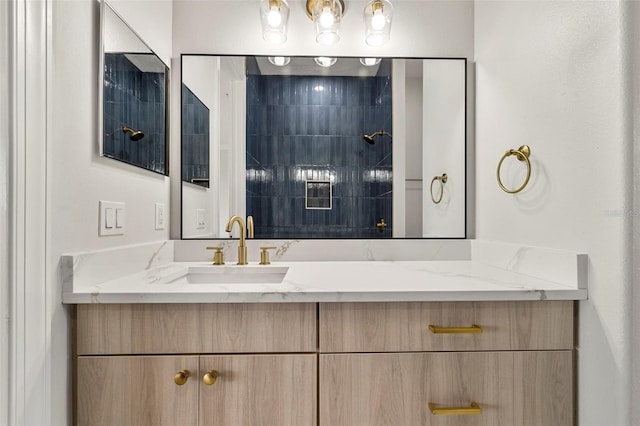 1233 Acappella Ln, Apollo Beach, FL 33572 - full bath featuring vanity and a tile shower