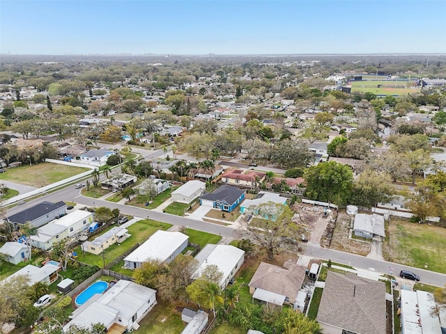 drone / aerial view featuring a residential view