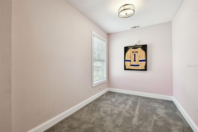 unfurnished room featuring carpet floors