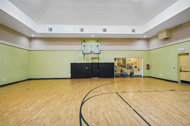 view of sport court featuring community basketball court