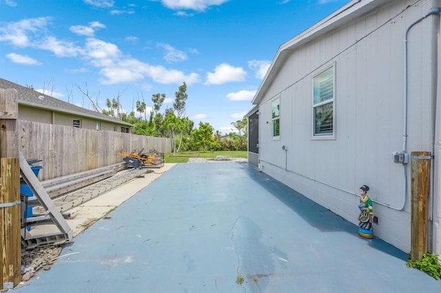 exterior space with a patio area