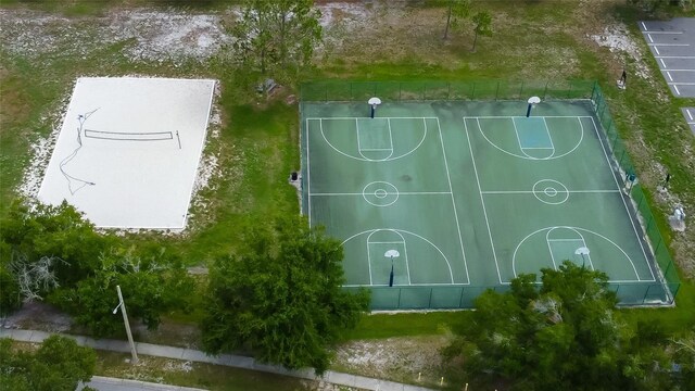 view of sport court