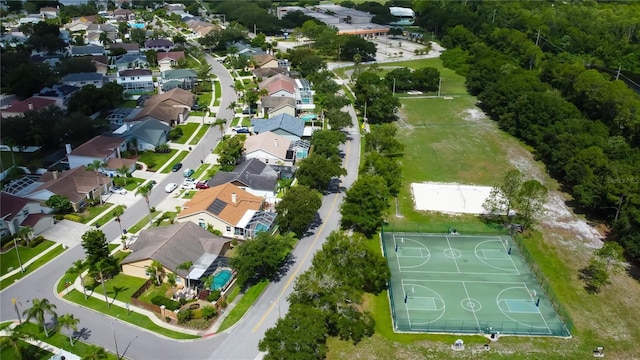 drone / aerial view featuring a residential view