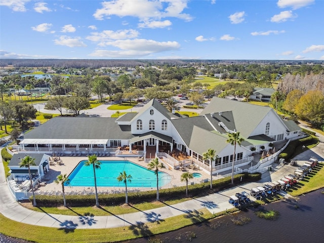 view of pool