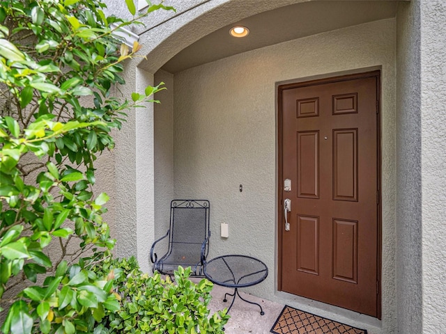 view of entrance to property