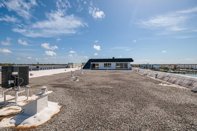 view of yard with cooling unit