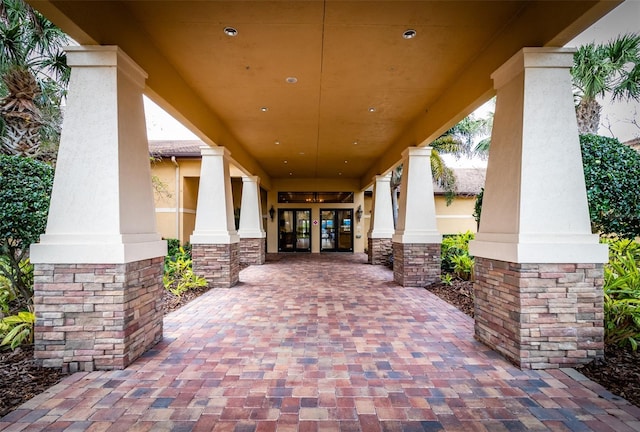 view of patio / terrace with french doors