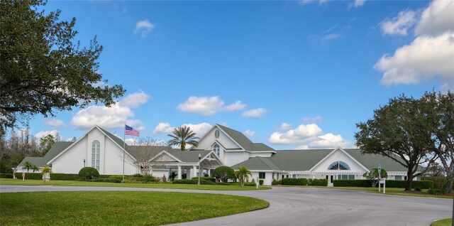 view of building exterior featuring driveway