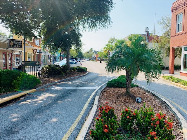 view of road