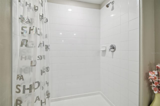 bathroom with walk in shower