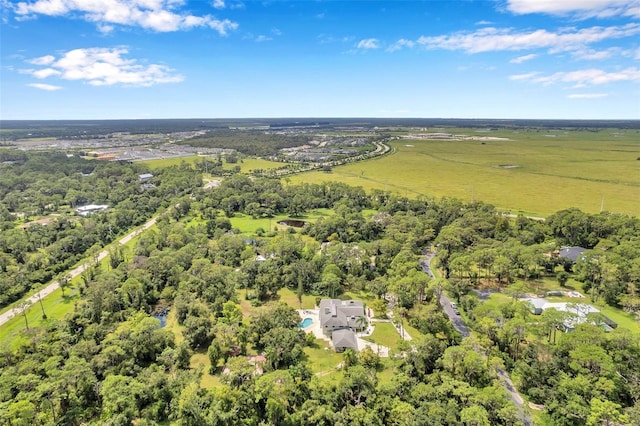 aerial view with a view of trees