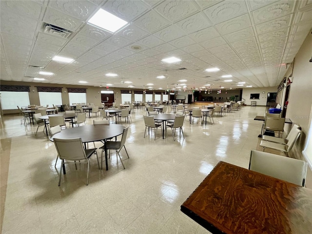 view of dining area