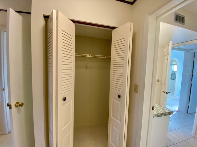 view of closet