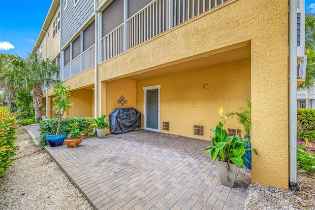 view of patio / terrace featuring grilling area