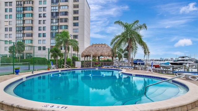 view of swimming pool