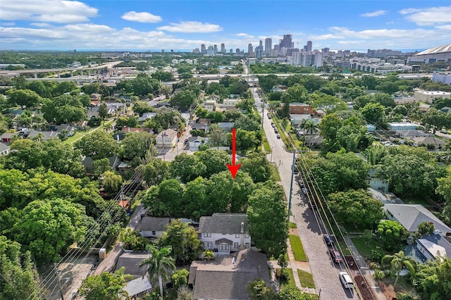 2111 Burlington Ave N, Saint Petersburg, FL 33713 - drone / aerial view with a city view