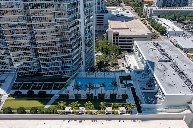 175 1st St S Unit 406, Saint Petersburg, FL 33701 - bird's eye view with a city view