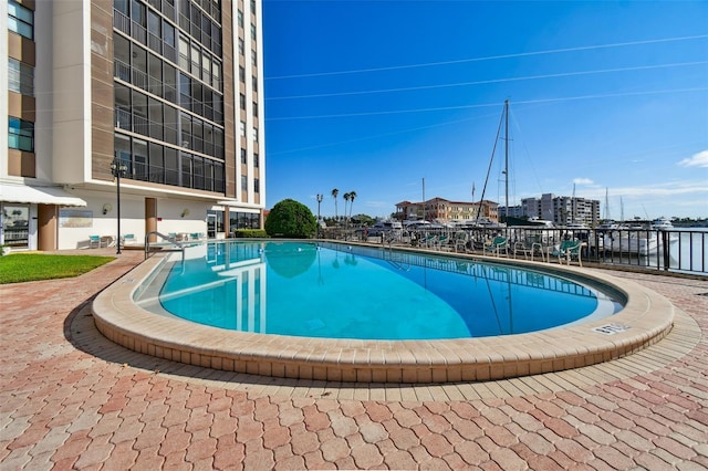 view of community pool