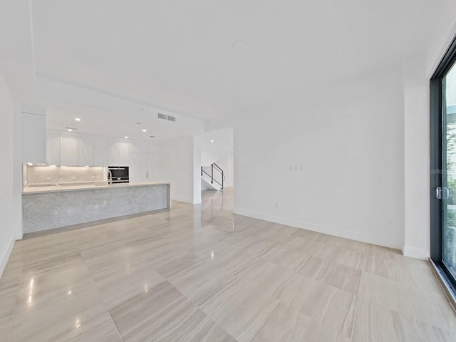 view of unfurnished living room