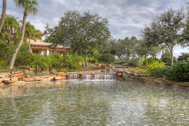 view of water feature