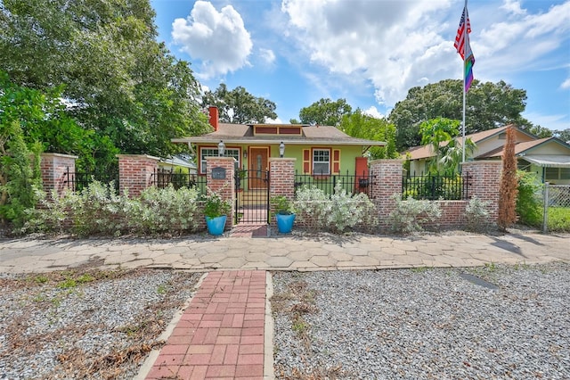 view of front of home