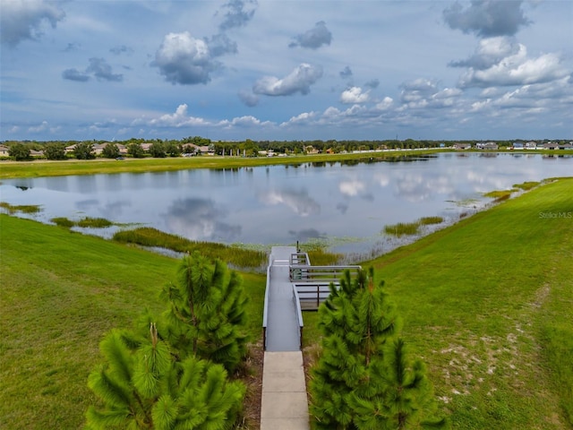 property view of water