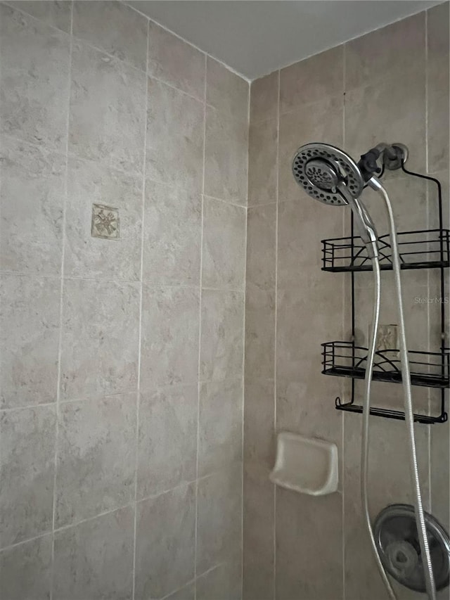 bathroom with walk in shower