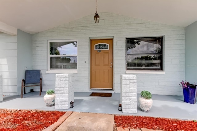 view of property entrance