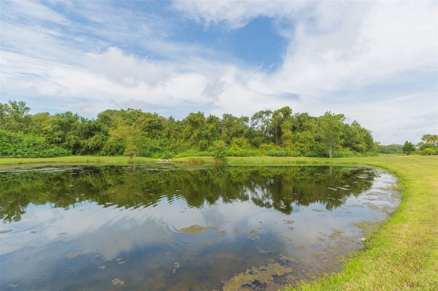 property view of water