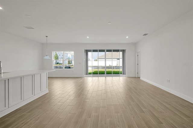 empty room with sink