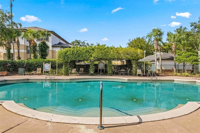 view of swimming pool