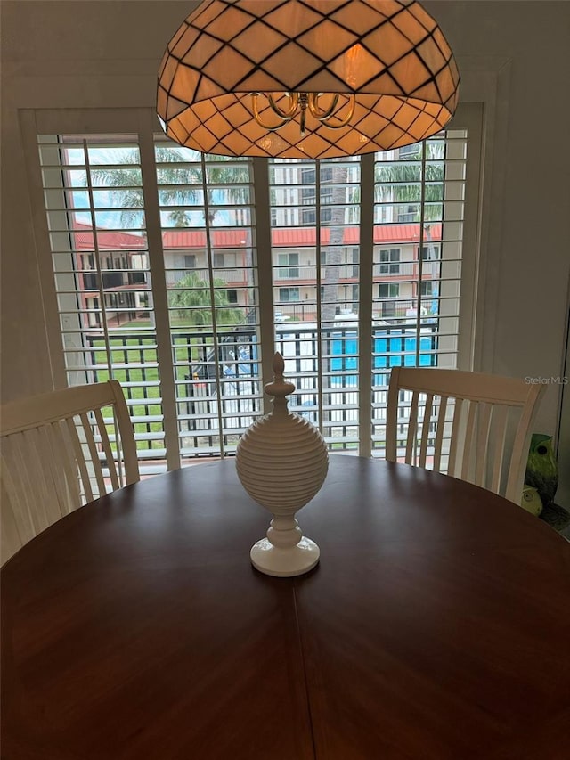 unfurnished dining area with a wealth of natural light