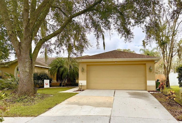 view of ranch-style home