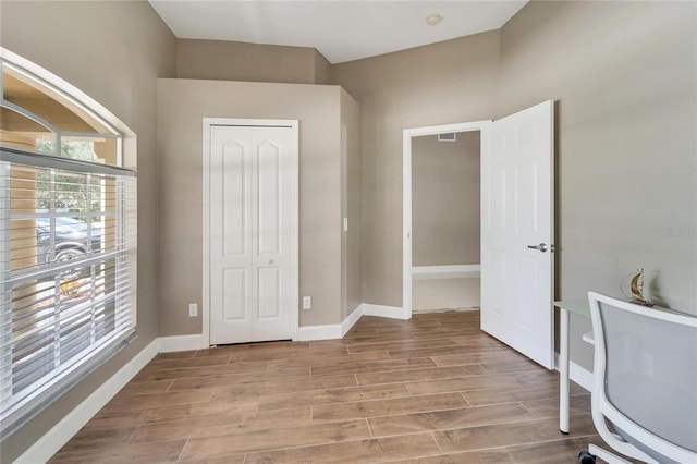 12739 Standbridge Dr, Riverview, FL 33579 - unfurnished office featuring light wood-style floors and baseboards