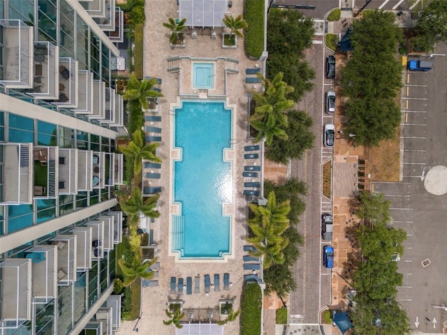 777 N Ashley Dr Unit 1606, Tampa, FL 33602 - aerial view of property's location featuring a pool area