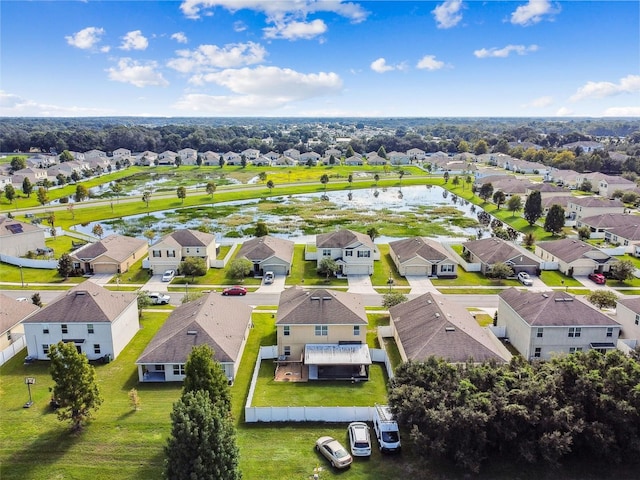 bird's eye view featuring a residential view