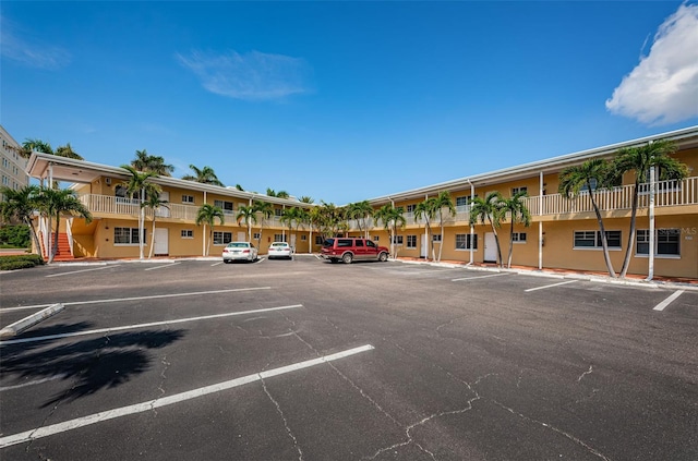 view of vehicle parking