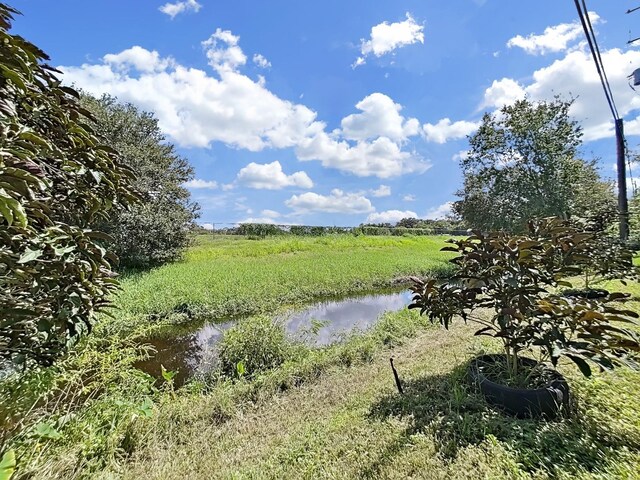 view of nature with a water view