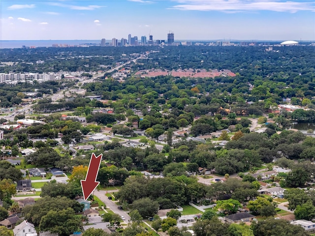 6619 Livingston Ave N, Saint Petersburg, FL 33702 - drone / aerial view featuring a city view