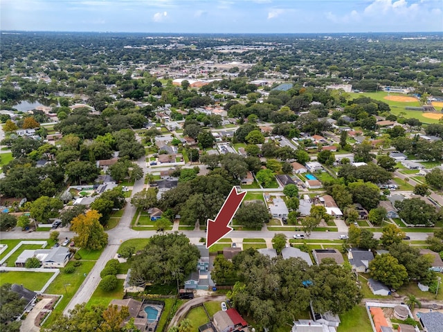 6619 Livingston Ave N, Saint Petersburg, FL 33702 - birds eye view of property with a residential view